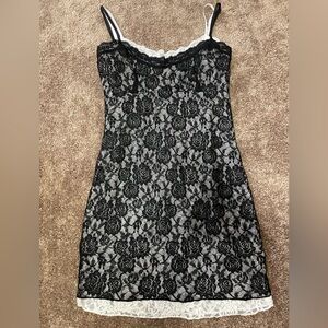 Black & White Mini Dress
